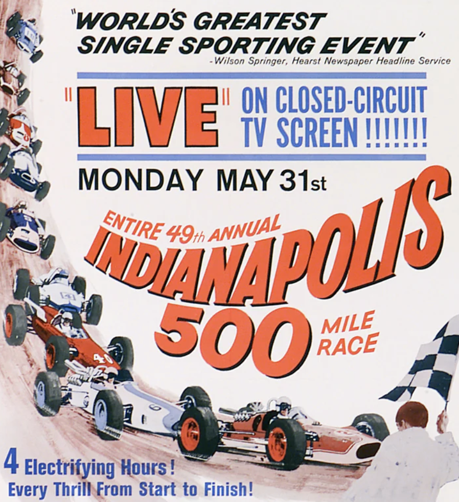Vintage Indianapolis 500 Poster
